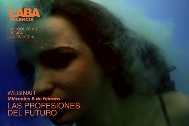 miércoles, 8 de febrero 2023 6PM hora de Madrid, España Sesión de divulgación de los degrees de Diseño Digital y de Fotografía y Vídeo de LABA Valencia.