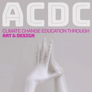 Logo ACDC (climate change education through art & design)