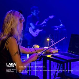 Concierto de clausura del MICME Interactive Art Festival en LABA Valencia