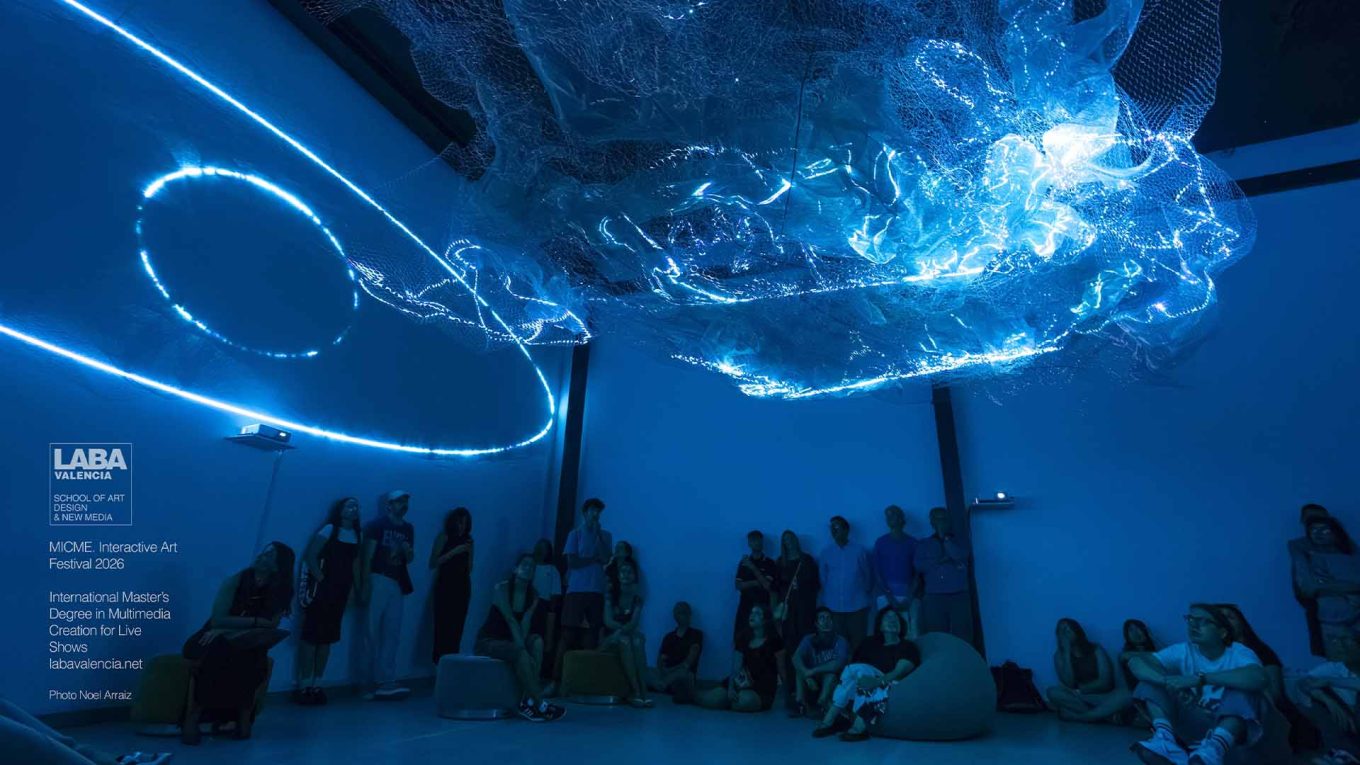 BREATH interactive art installation at MICME Valencia