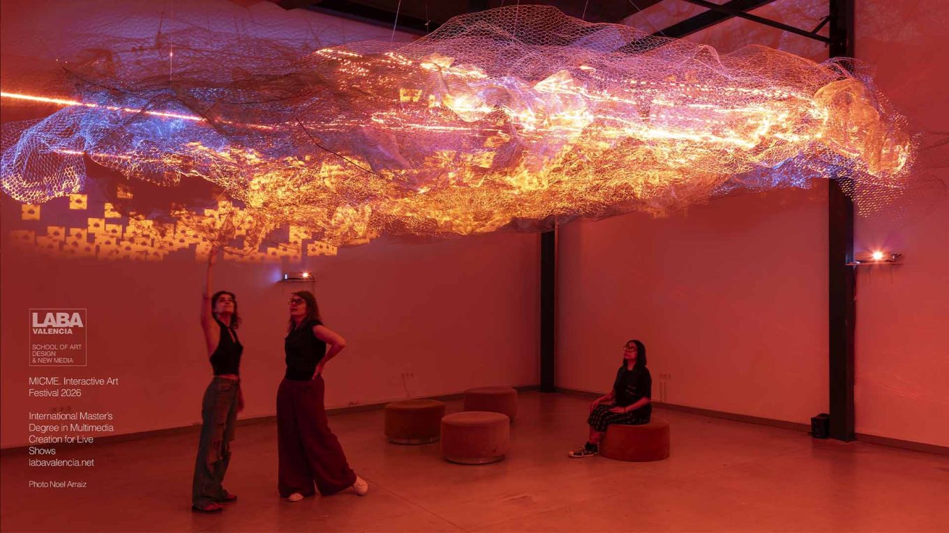 BREATH interactive art installation at MICME Valencia