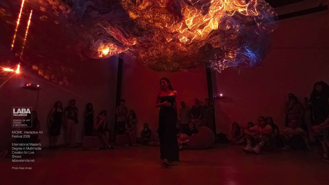 BREATH interactive art installation at MICME Valencia