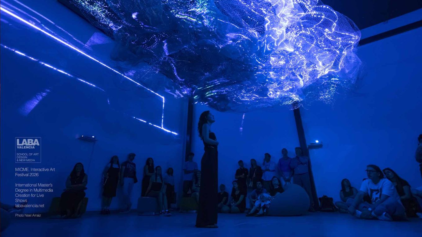 BREATH interactive art installation at MICME Valencia