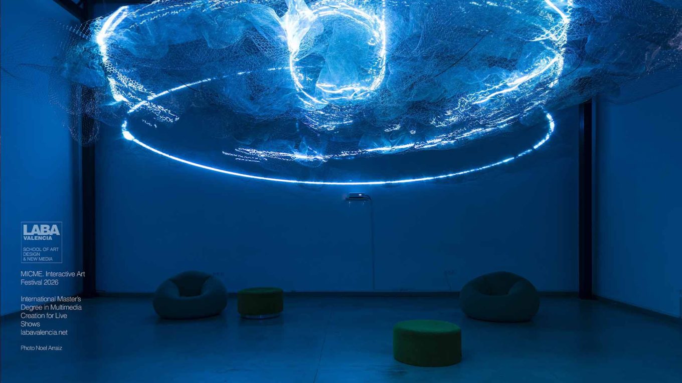 BREATH interactive art installation at MICME Valencia
