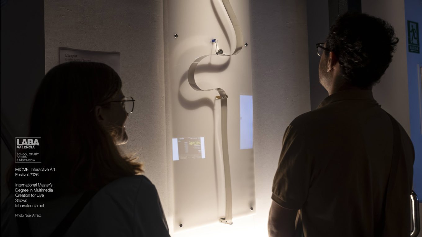 CANYAR interactive art installation at MICME Valencia