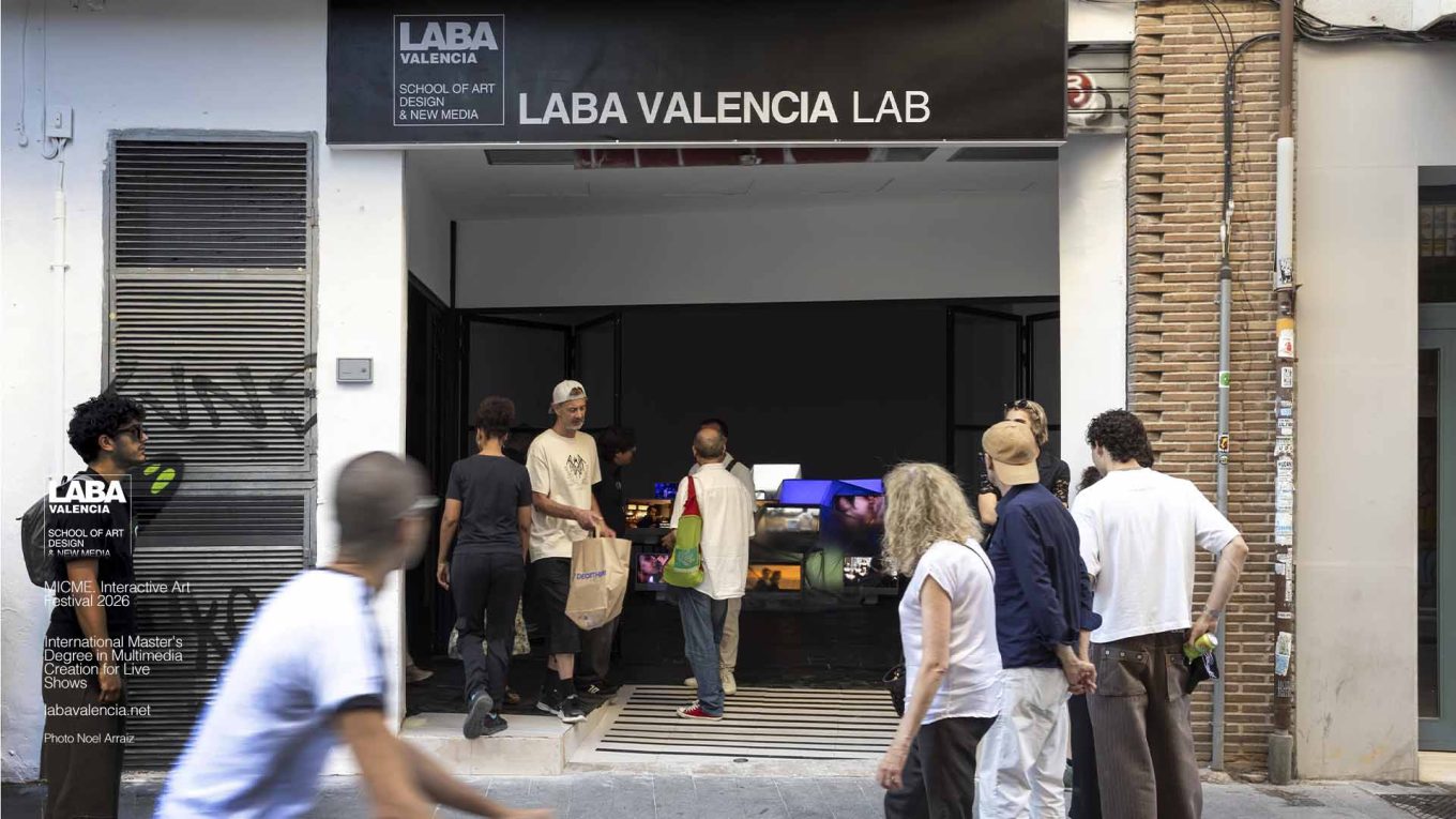 MICME Interactive Art Festival LABA Valencia – OVERLOAD interactive multimedia installation