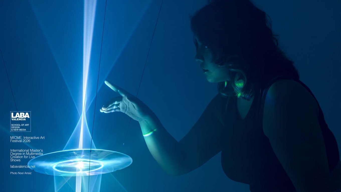 SPELEOLUX interactive light and sound installation at MICME Interactive Art Festival in Valencia