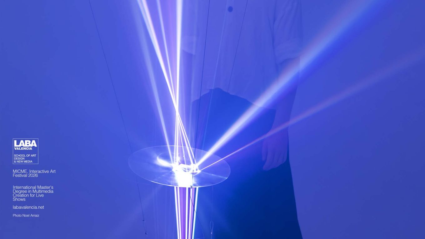 SPELEOLUX interactive light and sound installation at MICME Interactive Art Festival in Valencia