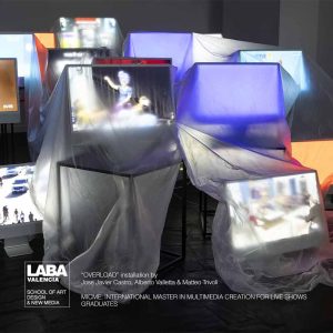 MICME Interactive Art Festival LABA Valencia – OVERLOAD interactive multimedia installation